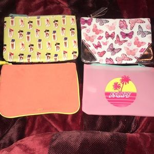 Lot of 4 Ipsy bags